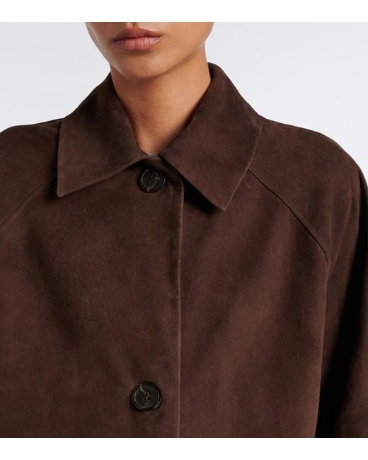 Arma Brown Judy Suede Coat