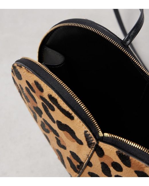 Alaïa Brown Le Cour Calf Hair Shoulder Bag