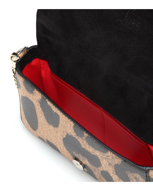 louboutin leopard bag