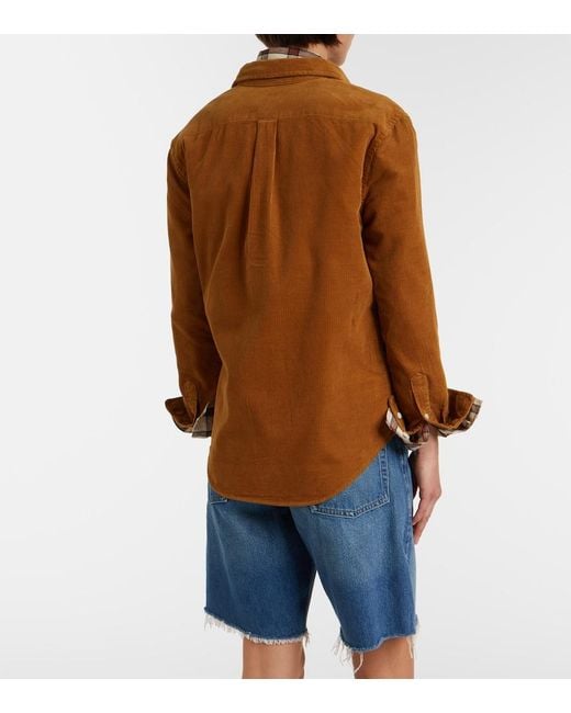Polo Ralph Lauren Brown Cotton Corduroy Shirt