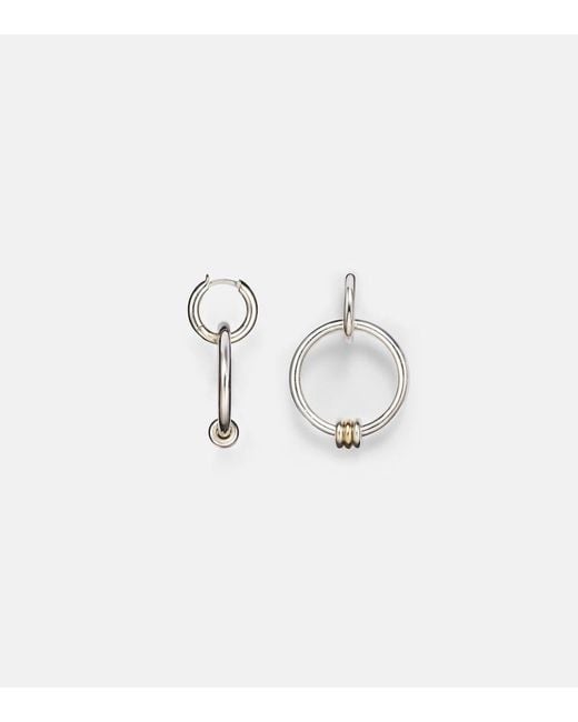 Spinelli Kilcollin Metallic Sirius Versa Sterling And 18Kt Hoop Earrings