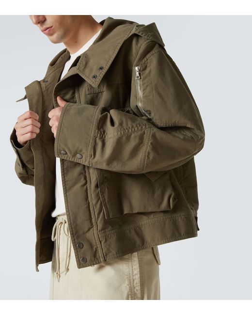 Dries Van Noten Jacke Aus Baumwolle in Green für Herren