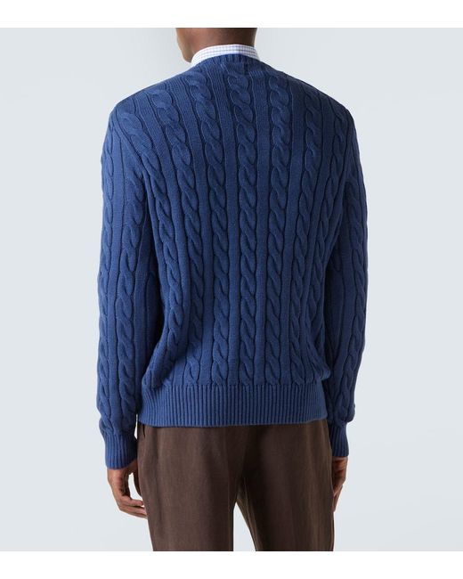 Polo Ralph Lauren Pullover Aus Baumwolle in Blue für Herren