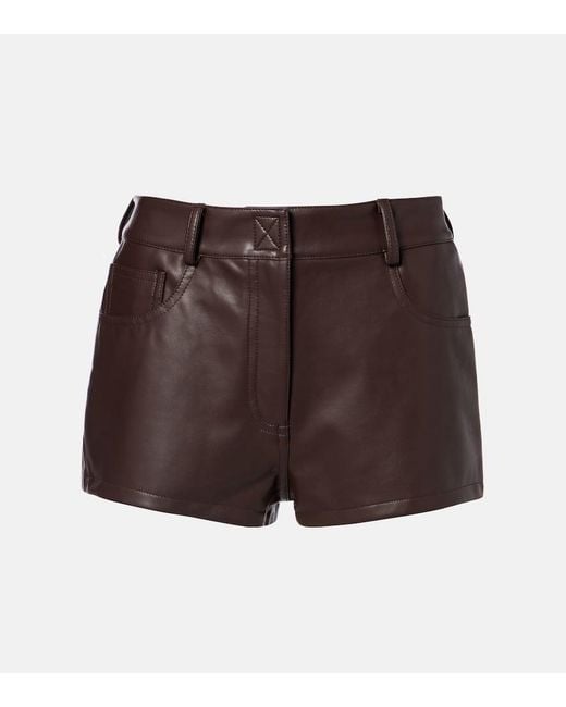 Short A Taille Haute Norma Kamali en coloris Brown