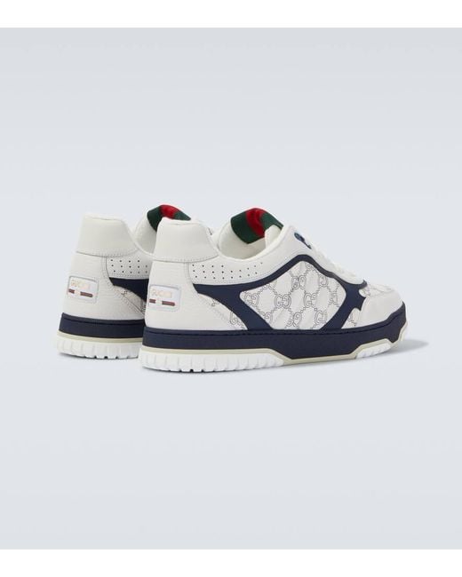Gucci Sneakers Re-Web Aus Leder in White für Herren