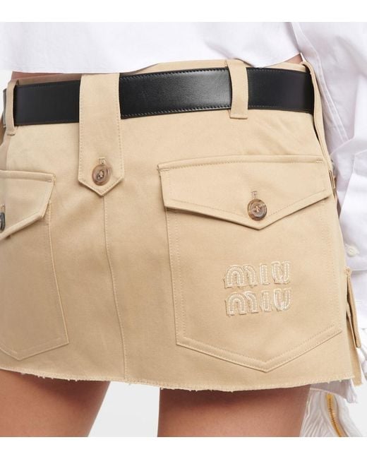 Miu Miu Natural Skirts