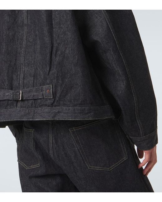 A.PRESSE Black 1St Type Denim Jacket for men