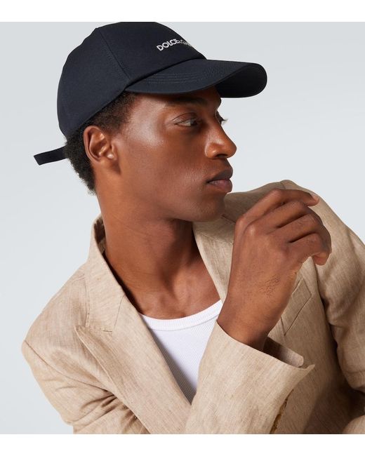 Dolce & Gabbana Blue Caps for men