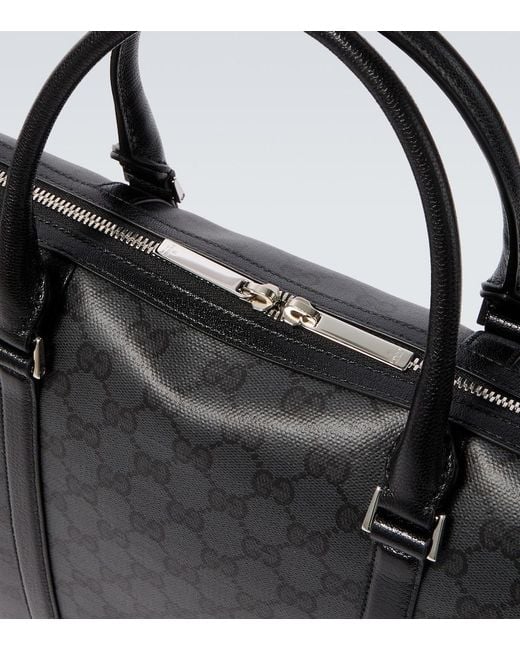 Gucci Black Essence Classic Medium Briefcase for men