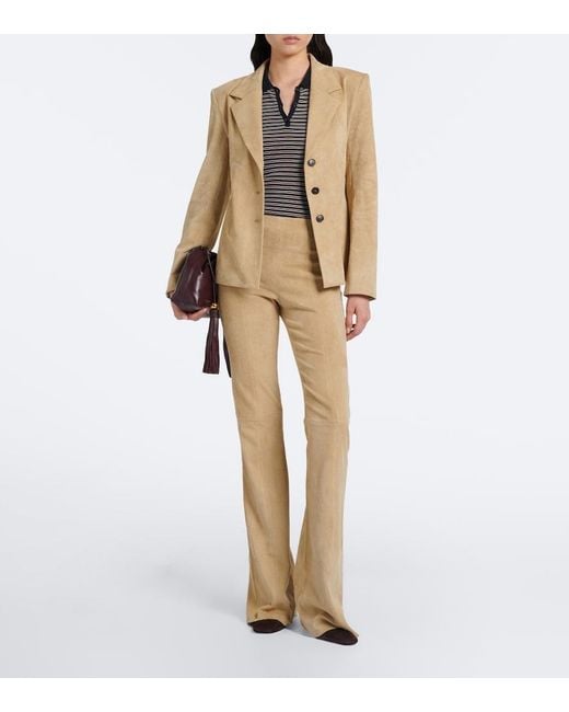 Stouls Natural Helly Suede Blazer