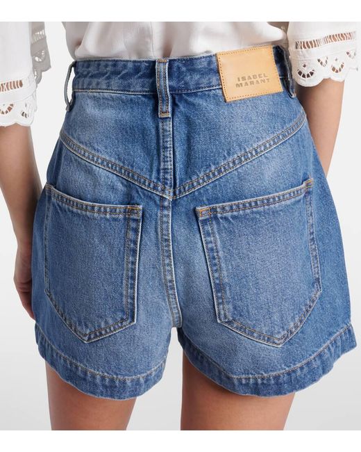 Isabel Marant Blue Denim Shorts