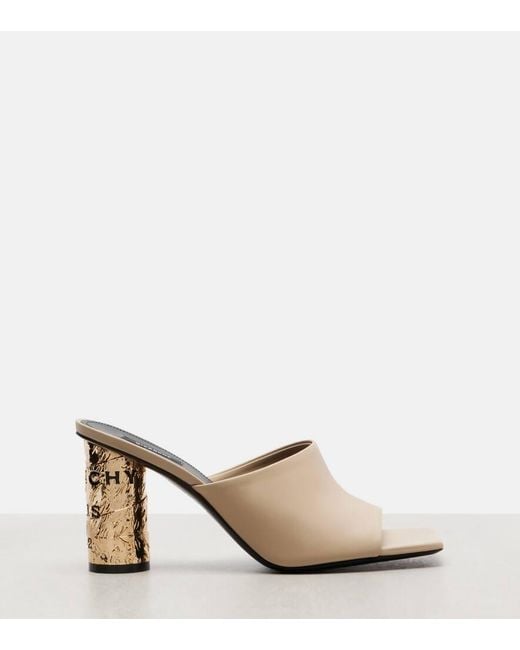 Givenchy Natural Tape Leather Mules