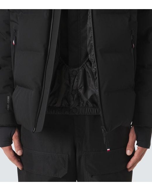 Moncler Black Montgetech Hooded Down Ski Jacket for men
