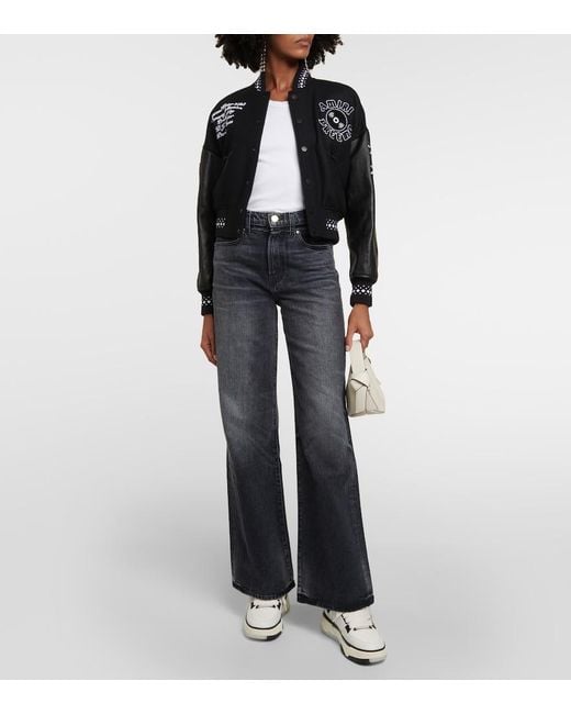 Jean Ample Amiri en coloris Blue