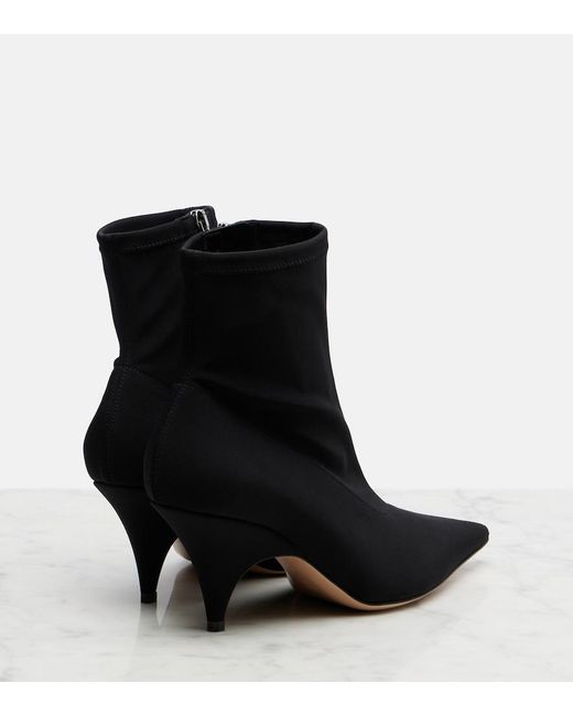 Gianvito Rossi Black Osaka Canvas Ankle Boots