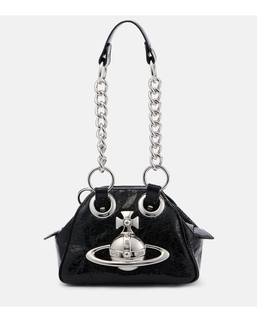 Vivienne Westwood Archive Chain Small Shoulder Bag in White | Lyst