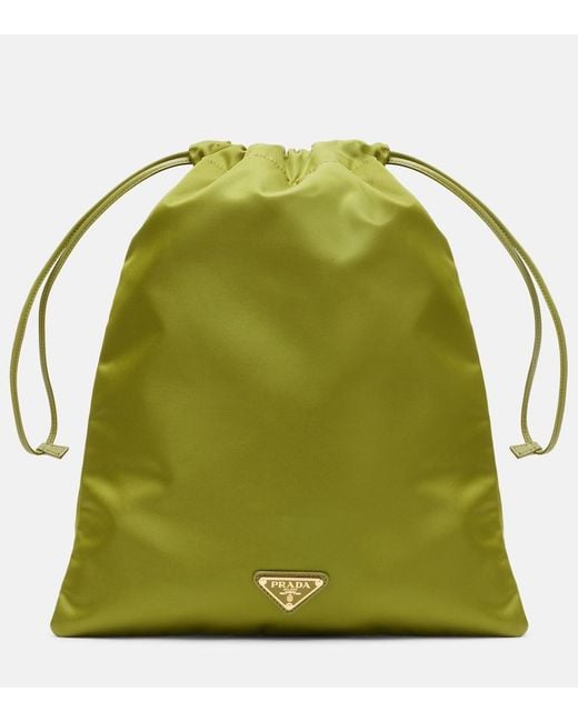 Prada Green Re-Nylon Pouch