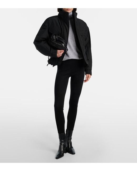Saint Laurent Black Technical Canvas Jacket
