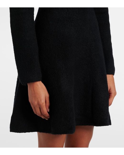 Staud Black Dujour Minidress