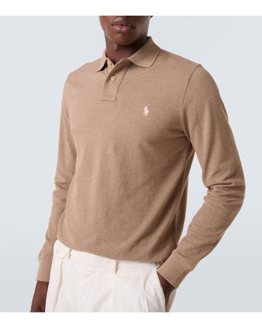 Polo Ralph Lauren Natural Cotton Pique Polo Shirt for men