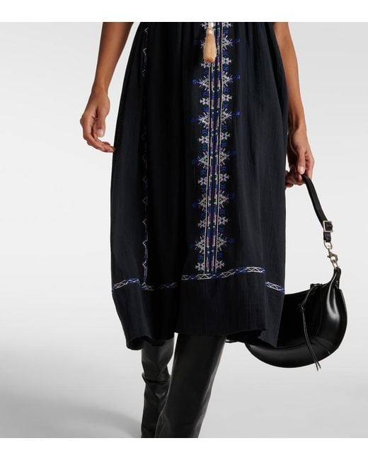 Isabel Marant Blue Siana Midi Dress
