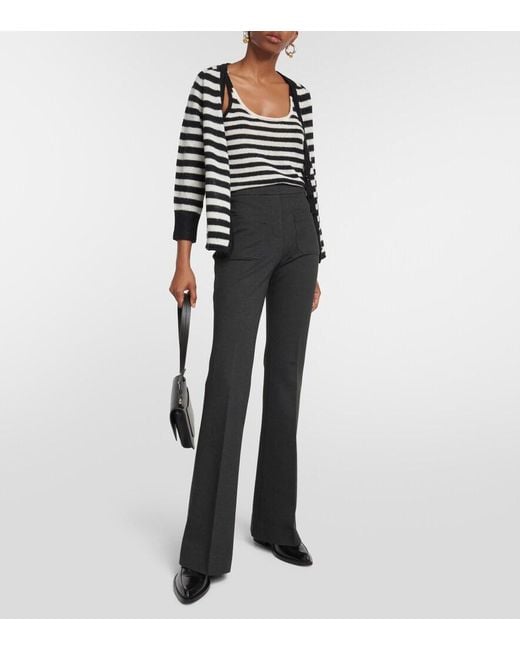 Dorothee Schumacher Black Emotional Essence Mid-Rise Straight-Leg Pants