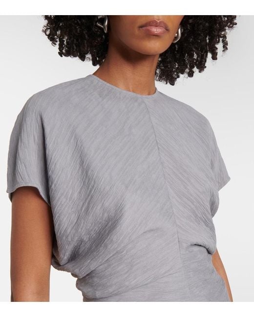 Top Drapeado Totême de color Gray