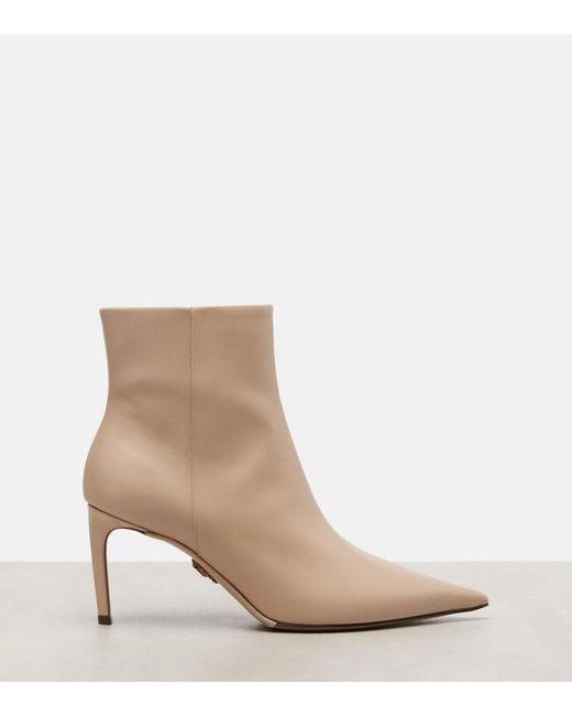 Dolce & Gabbana Natural Leather Ankle Boots