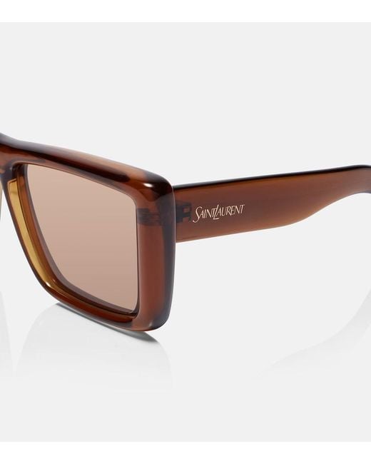 Saint Laurent Brown Sl 900 Howl Square Sunglasses