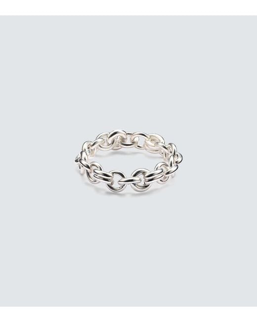 Spinelli Kilcollin Metallic Fused Serpens Medium 925 Sterling Ring for men