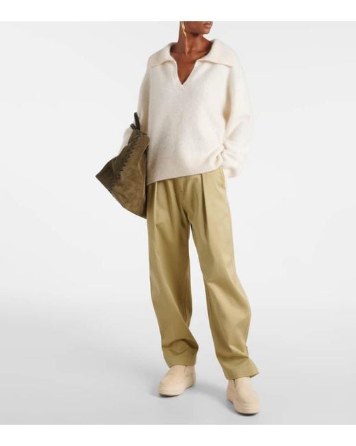 Hogan Natural Skyscraper Suede Platform Slip-On Sneakers
