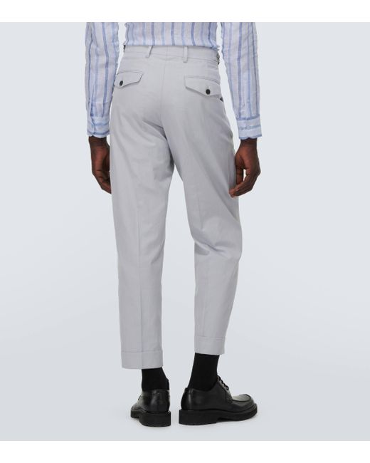 Pantalon chino Philip en coton Dries Van Noten pour homme en coloris Gray