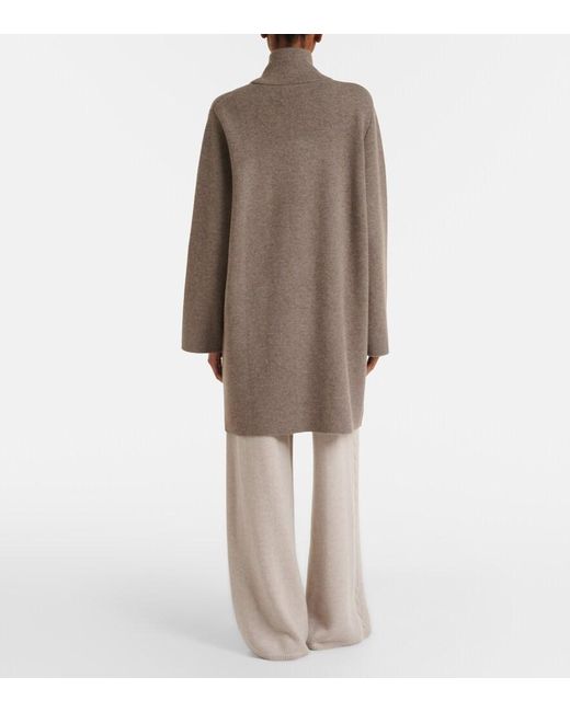Lisa Yang Natural Olanda Cashmere Wide-Leg Pants
