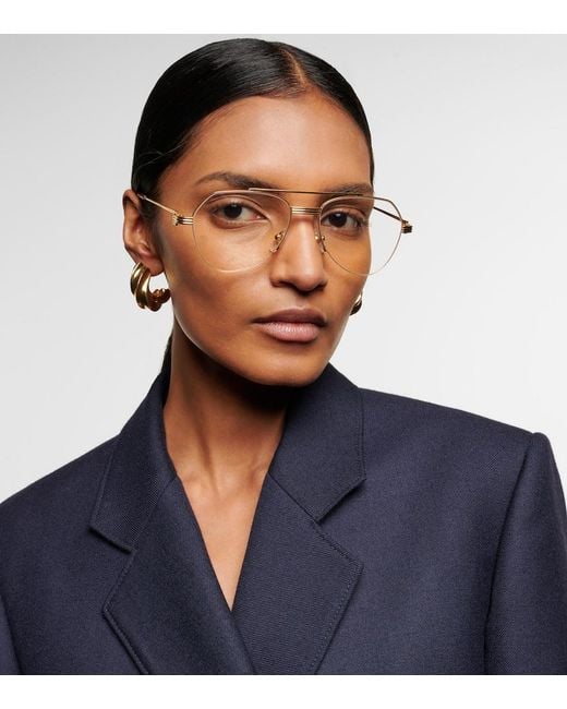 Cartier Metallic Premiere Aviator Glasses