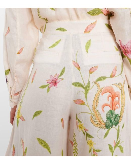 Pantaloni Pinon Marina di Agua Bendita in Natural