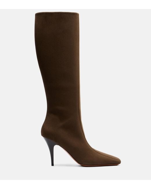 Stella McCartney Brown 95 Knee-High Boots