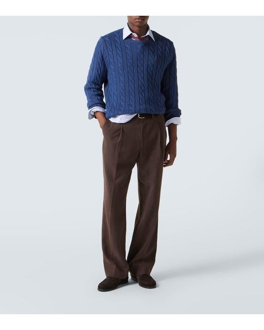 Polo Ralph Lauren Pullover Aus Baumwolle in Blue für Herren