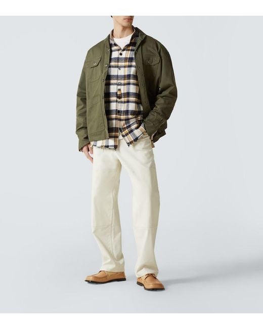 Greg Lauren Multicolor Plaid Cotton Shirt for men