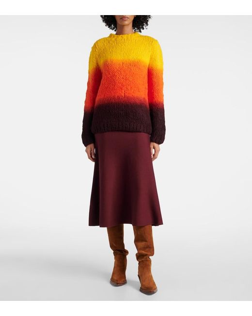 Gabriela Hearst Brown Camero Suede Knee-High Boots