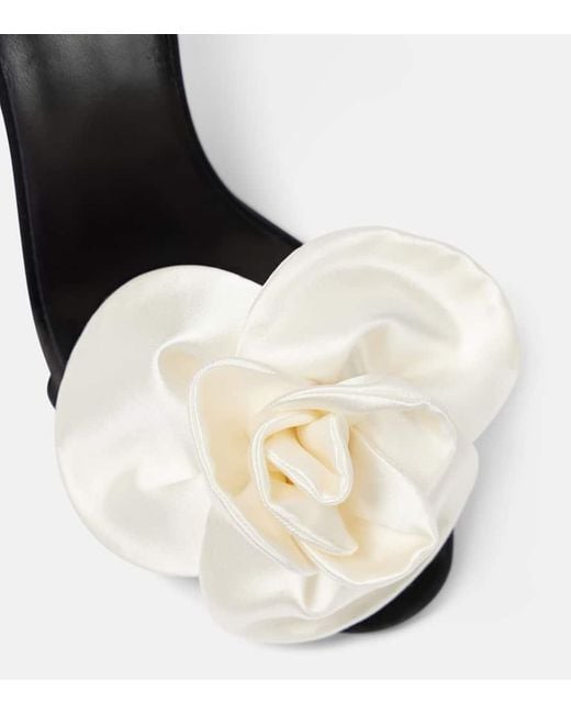 Magda Butrym Black Sandalen 105 Aus Satin