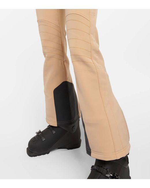 Pantaloni da sci slim Madei a vita media di Bogner in Natural