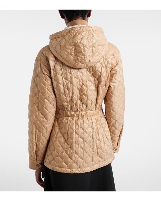 Moncler Brown Arum Quilted Down Jacket