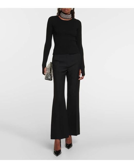 GIUSEPPE DI MORABITO Black Pullover Aus Einem Wollgemisch