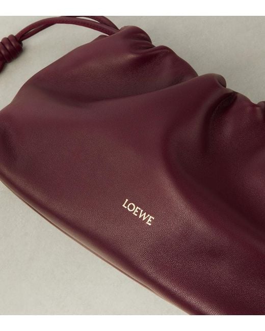 Loewe Brown Flamenco Leather Shoulder Bag