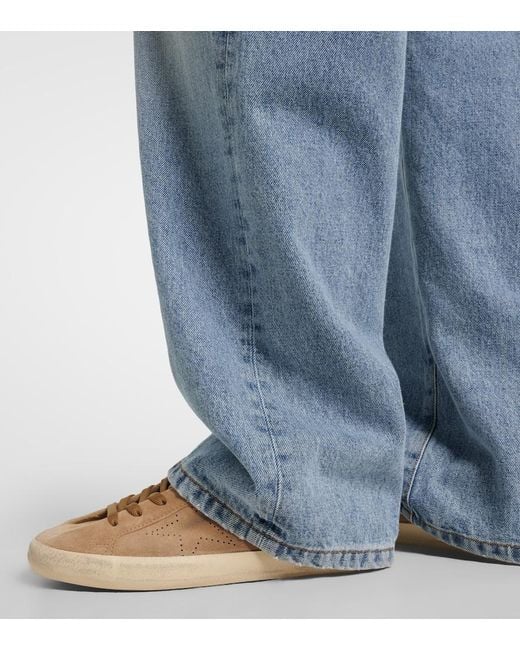 Golden Goose Deluxe Brand Brown Super-Star Suede Sneakers