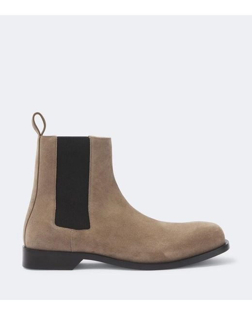 Loewe Brown Bobine Suede Chelsea Boots for men