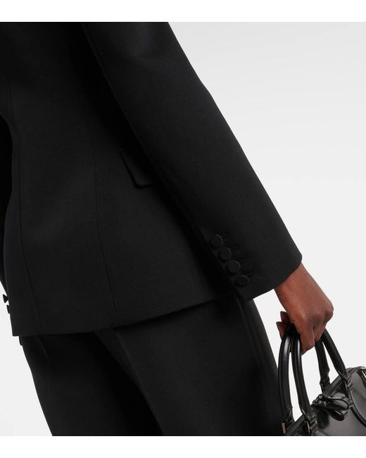 Blazer De Lana Virgen Valentino de color Black