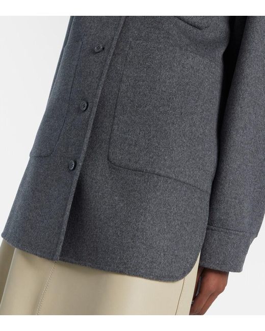 Max Mara Gray Max Mara Costanza Virgin Wool Jacket