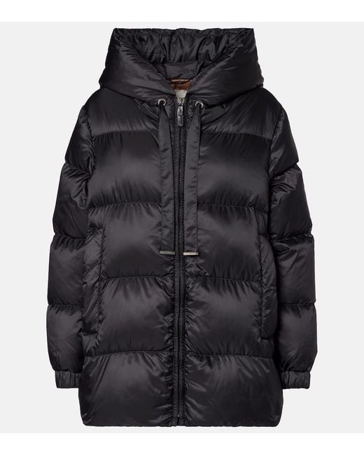 Max Mara Black Seia Down Jacket