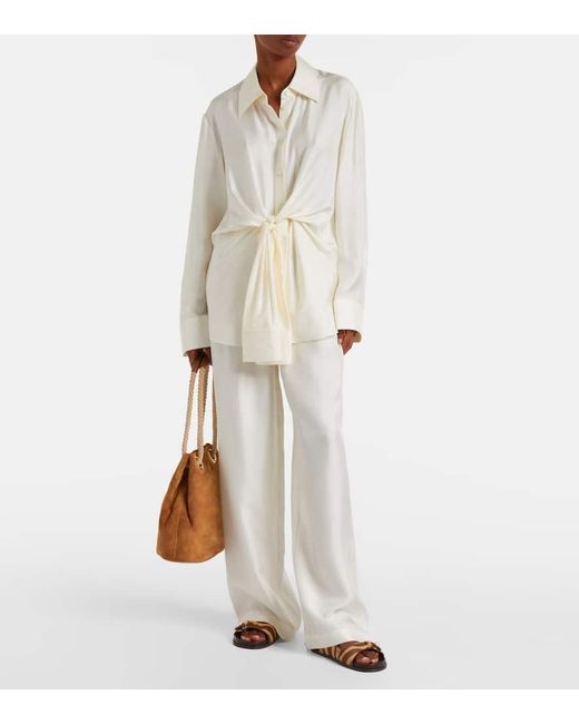 Jimmy Choo Brown Fayence Zebra-Print Shearling Slides